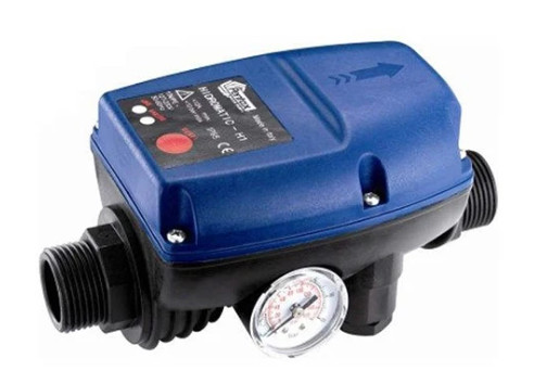 ست کنترل پمپ مدل HIDROMATIC H2 با ولتاژ 220 ولت، تک‌فاز، قطر لوله ورودی و خروجی 1 اینچ و حداکثر فشار 10 بار مناسب آبیاری، استخر و افزایش فشار آب